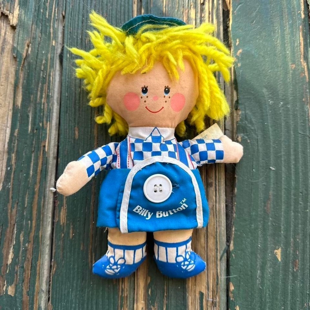 1970s vintage Billy Butler doll, 12" tall,‎ in blue and yellow dolls